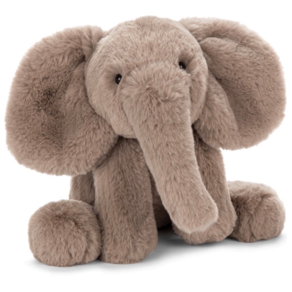 AUTHENTIC Jellycat Meduim Smudge Elephant